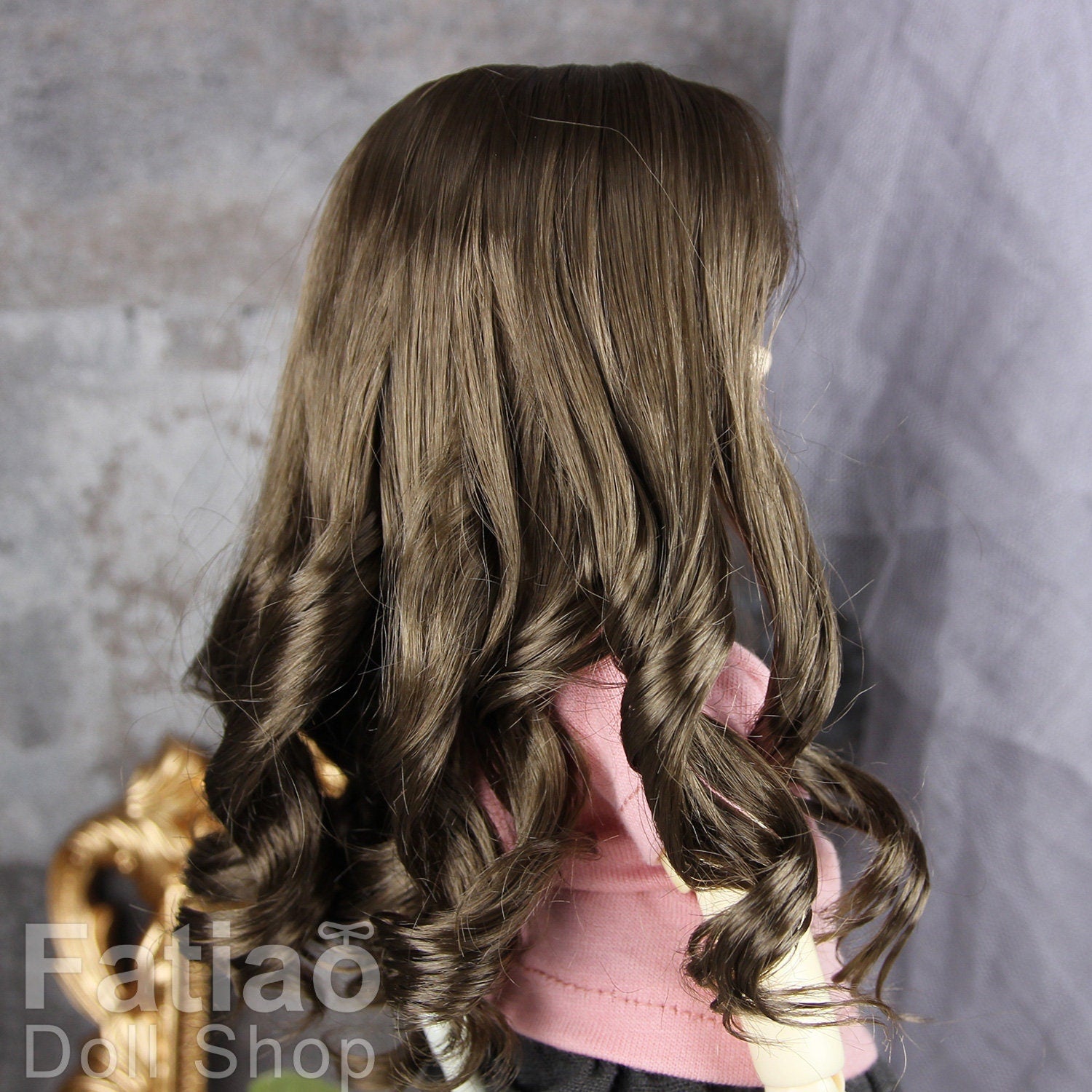 Fatiao - New Dollfie Yo-SD 1/6 BJD - Dolls Wig 6-7 inch - umber