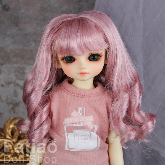 Fatiao - New Dolls Wig Dollfie Yo-SD 1/6 BJD 6-7" size - Deep Pink