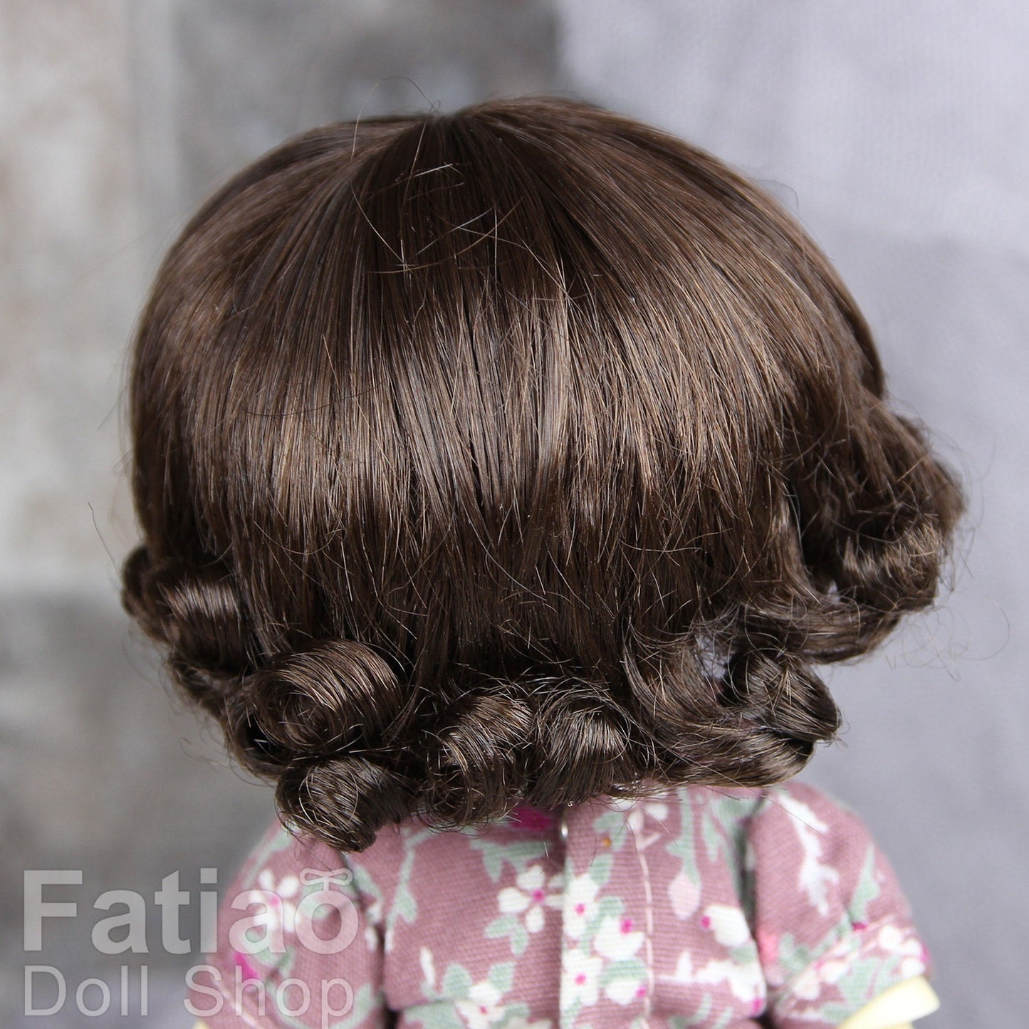 Fatiao - BJD Dollfie Lati Yellow Pukifee 5-6" Doll Wig - Dark Brown