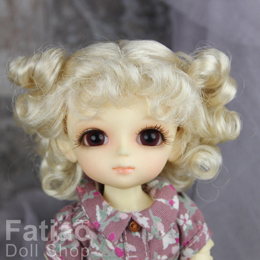 Fatiao - BJD Dollfie Lati Yellow Pukifee 5-6" Doll Wig Blonde