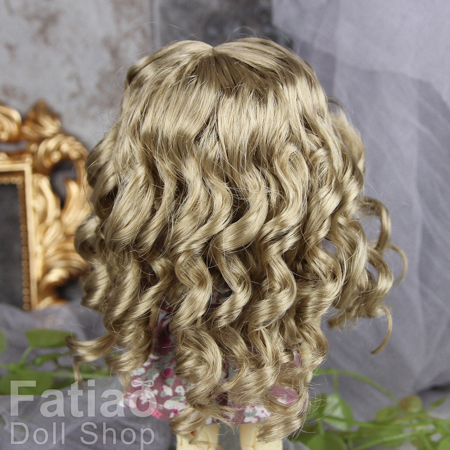 Fatiao - Dollfie Lati Yellow Pukifee 5-6" Doll Wig - Baby Brown