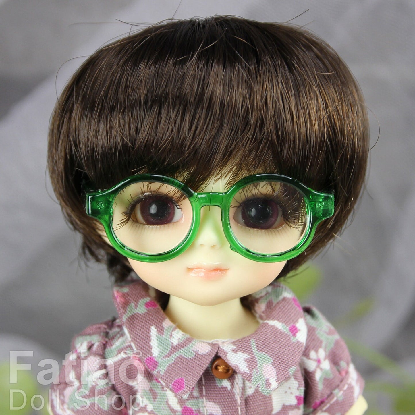 New fashion Full-Rim Dolls Plastic Glasses fit 1/8 1/6 BJD Lati Yellow / YOSD size