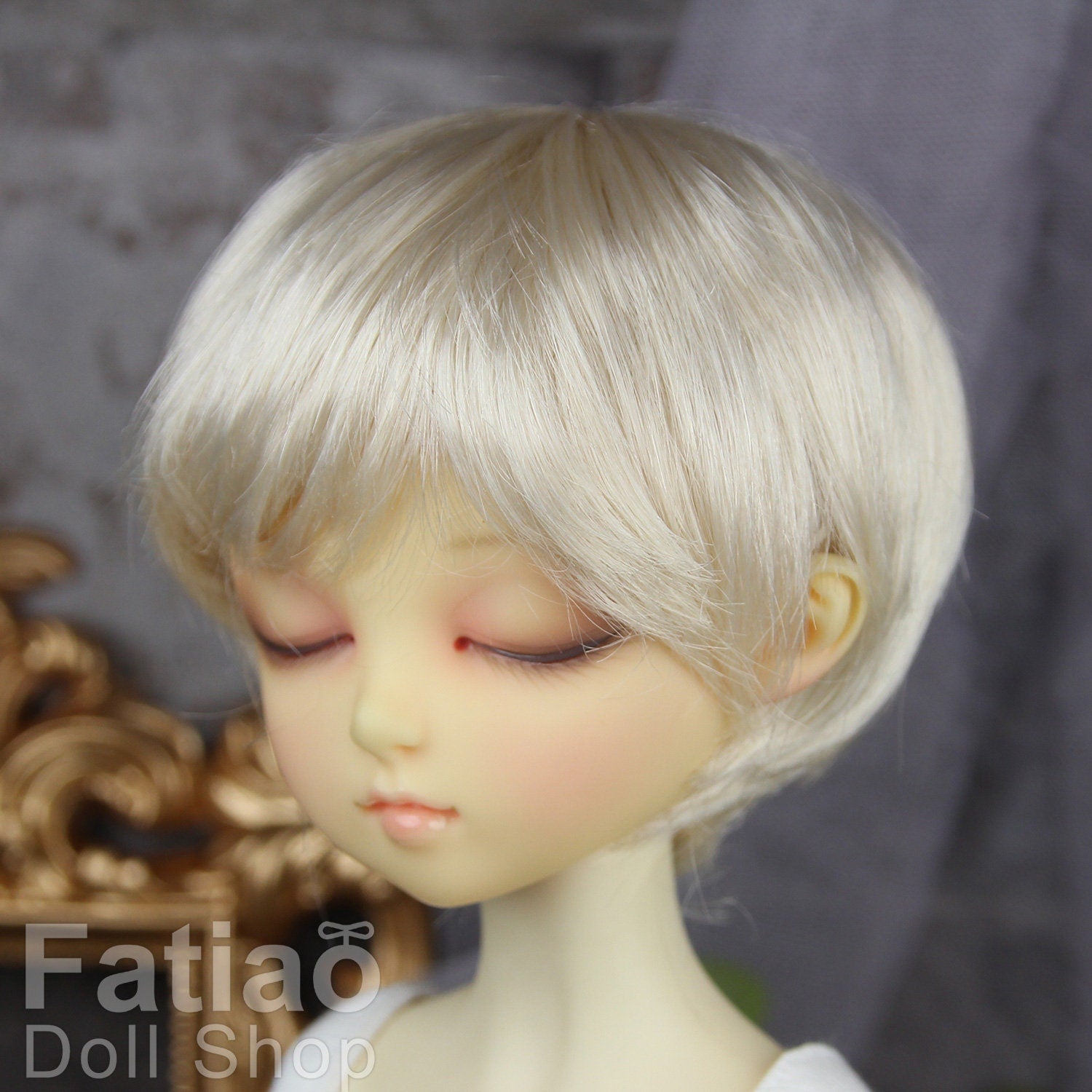 Fatiao - New Dollfie MSD Kaye Wiggs 1/4 BJD Size 7-8 inch Blonde Dolls Wig