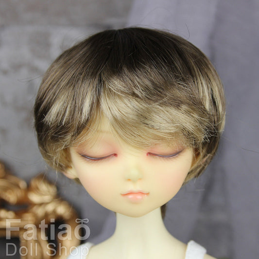 Fatiao - New Dollfie MSD Kaye Wiggs 1/4 BJD Size 7-8 inch Dolls Wig Umber & Baby Brown