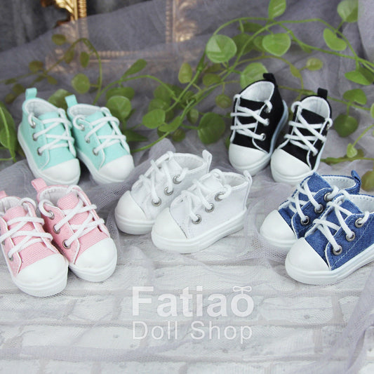 Fatiao - New Dollfie Yo-SD 1/6 BJD Doll Cons canvas shoes (Size 4.5cm)