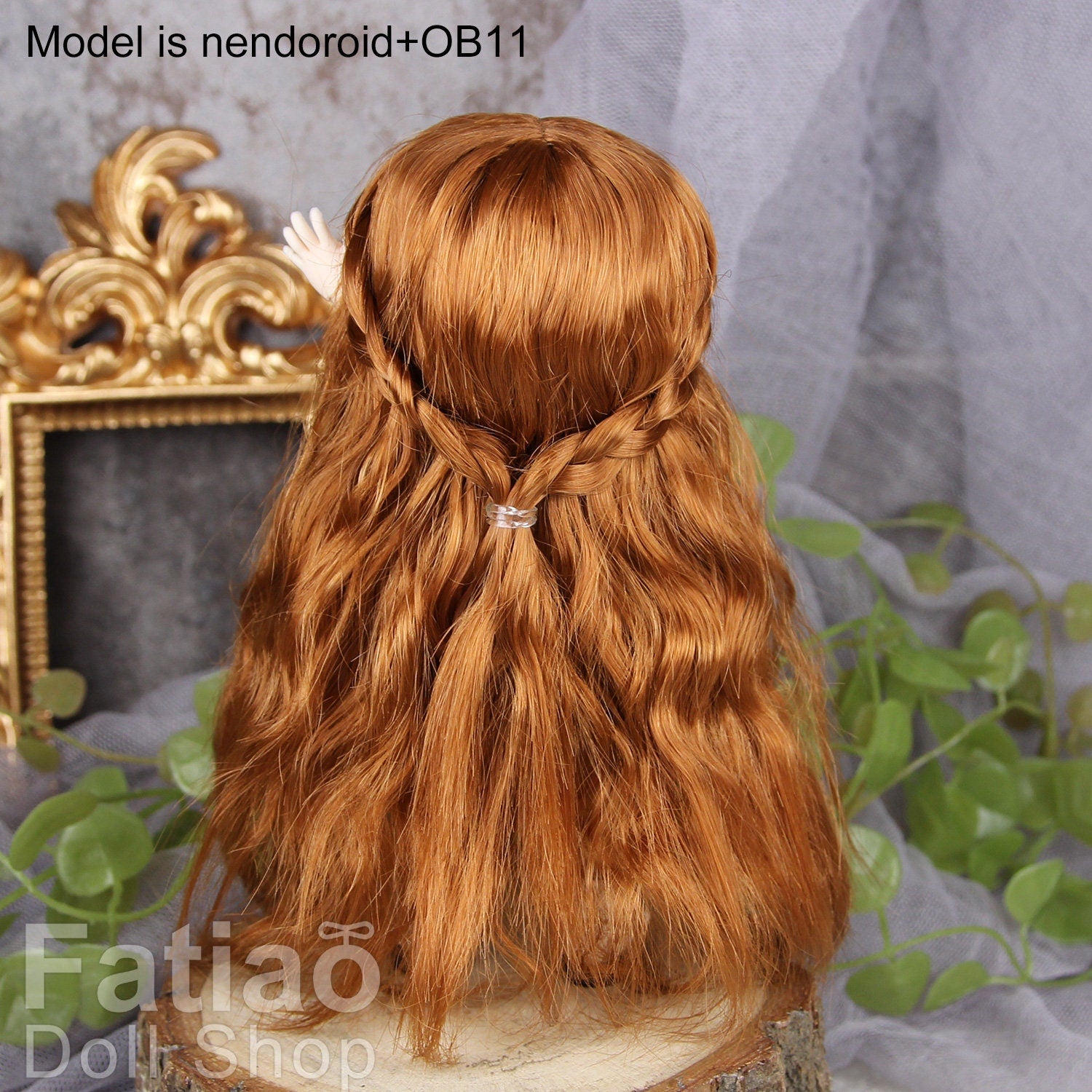 Fatiao - New Dollfie BJD Nendoroid / Little Dal Pullip / Dolls Wig - size 4-5" -Caramel