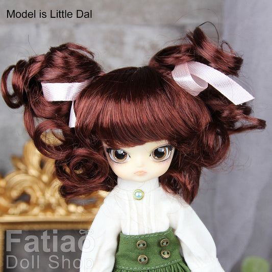 Fatiao - New Dollfie BJD Nendoroid / Little Dal Pullip / Dolls Wig - size 4-5" - Chocolate