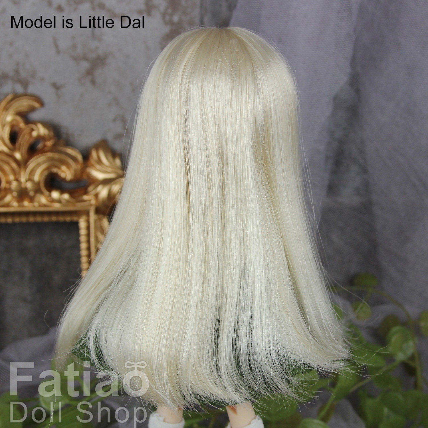 Fatiao - New Dollfie BJD Nendoroid / Little Dal Pullip / Dolls Wig - size 4-5" - Blonde