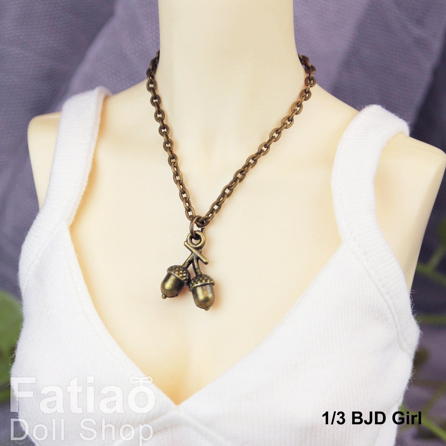 Dolls bronze Necklace for 1/3 BJD SD DD Smart Doll 1/4MSD