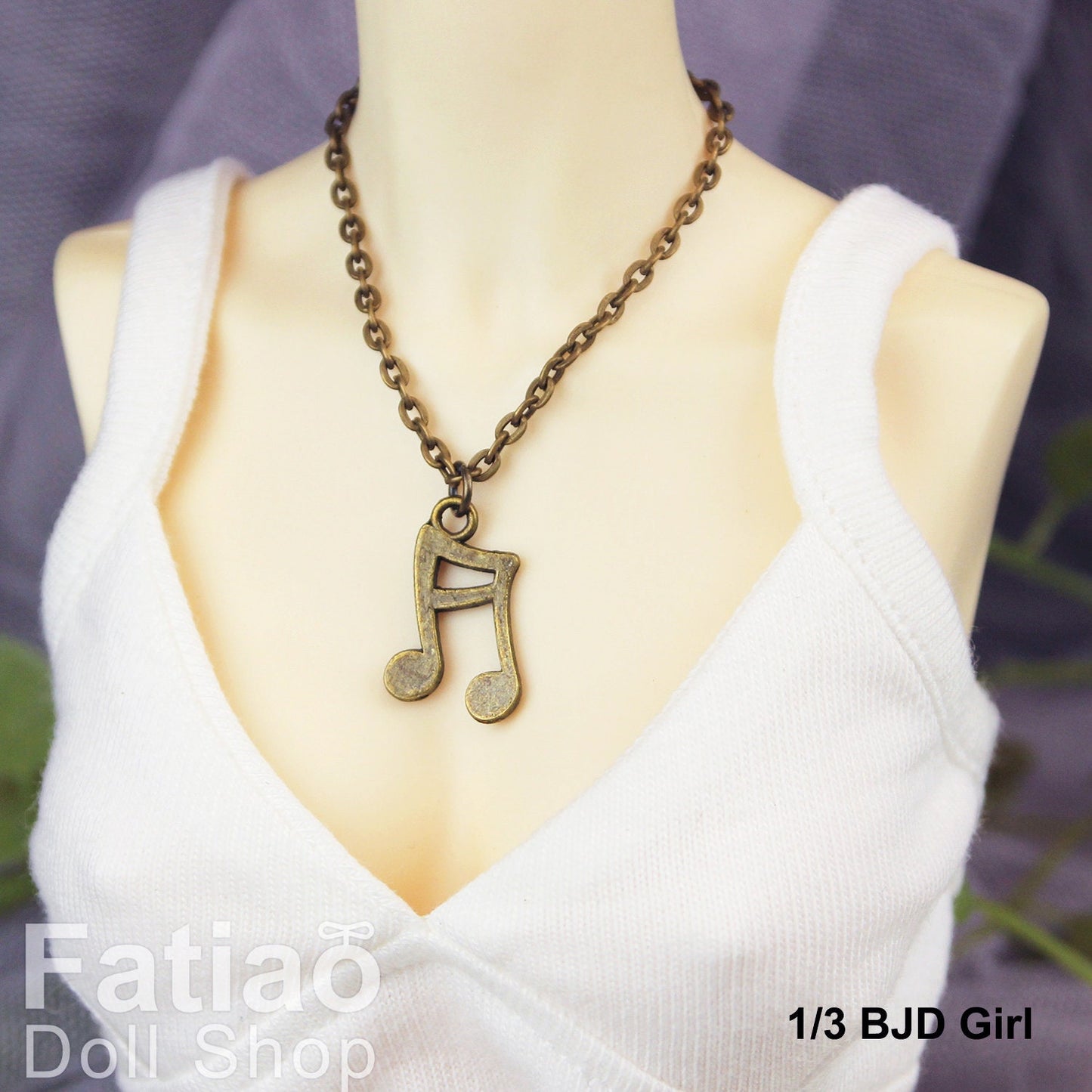 Dolls bronze Necklace for 1/3 BJD SD DD Smart Doll 1/4MSD