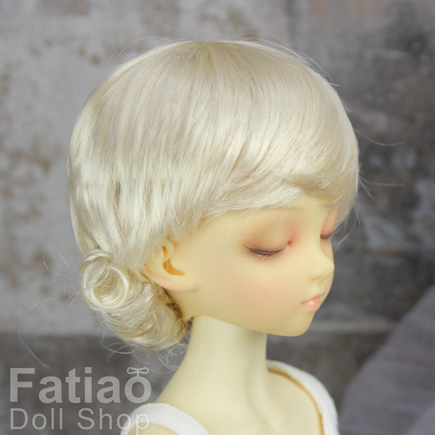 Fatiao - New Dollfie MSD Kaye Wiggs 1/4 BJD Size 7-8 inch Blonde Dolls Wig