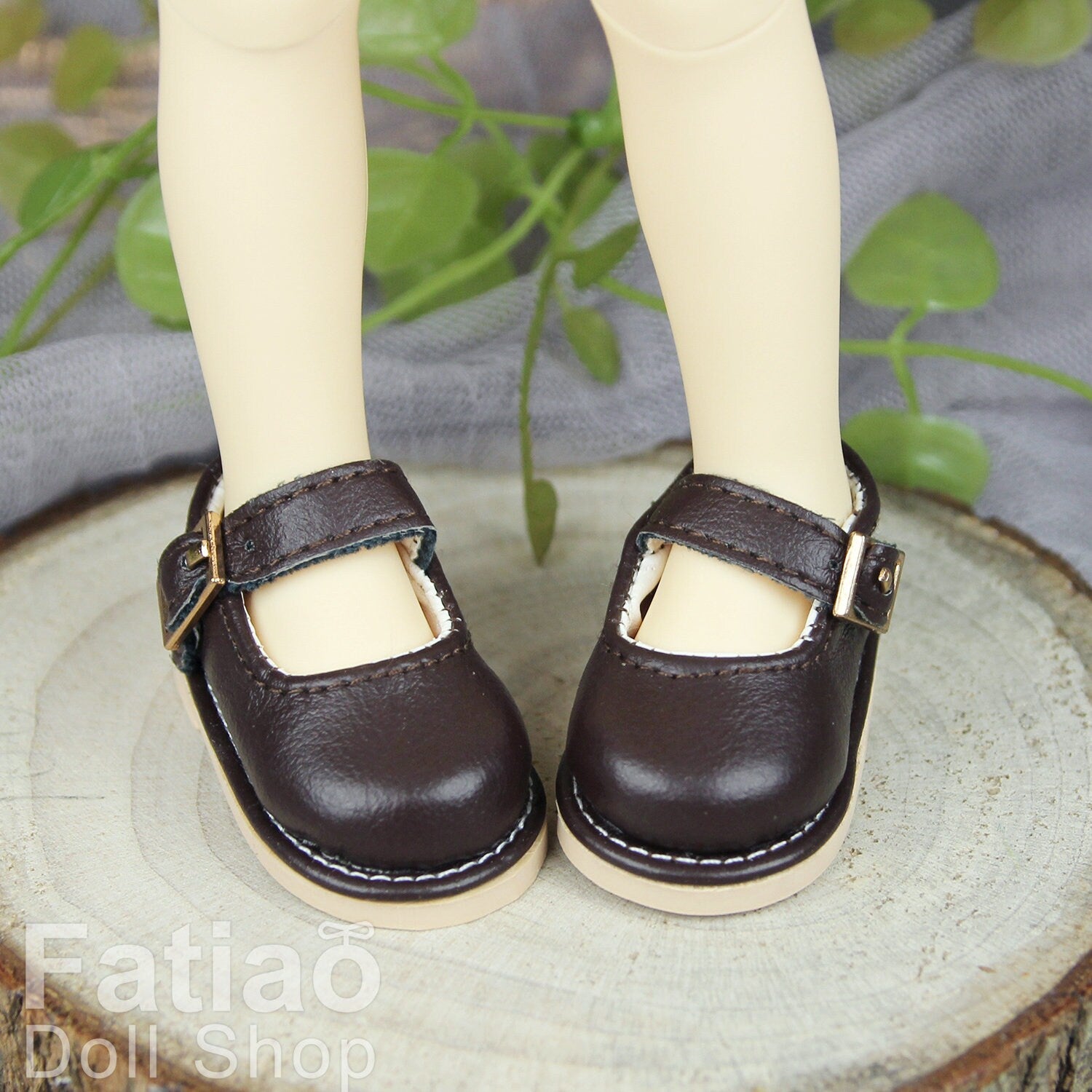 Fatiao - New Dollfie YoSD 1/6 BJD Doll leather Shoes (Size 4.5cm)