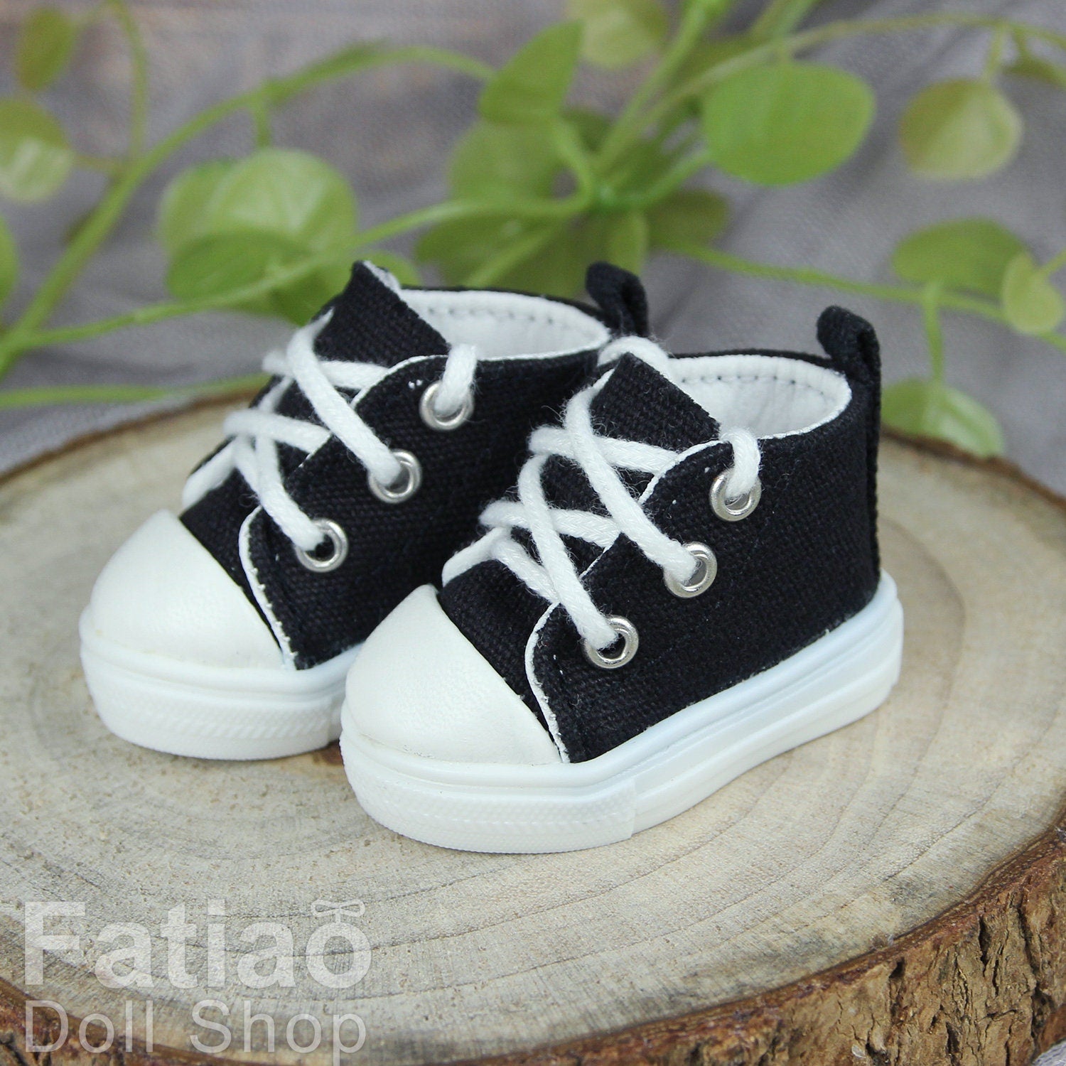 Fatiao - New Dollfie Yo-SD 1/6 BJD Doll Cons canvas shoes (Size 4.5cm)