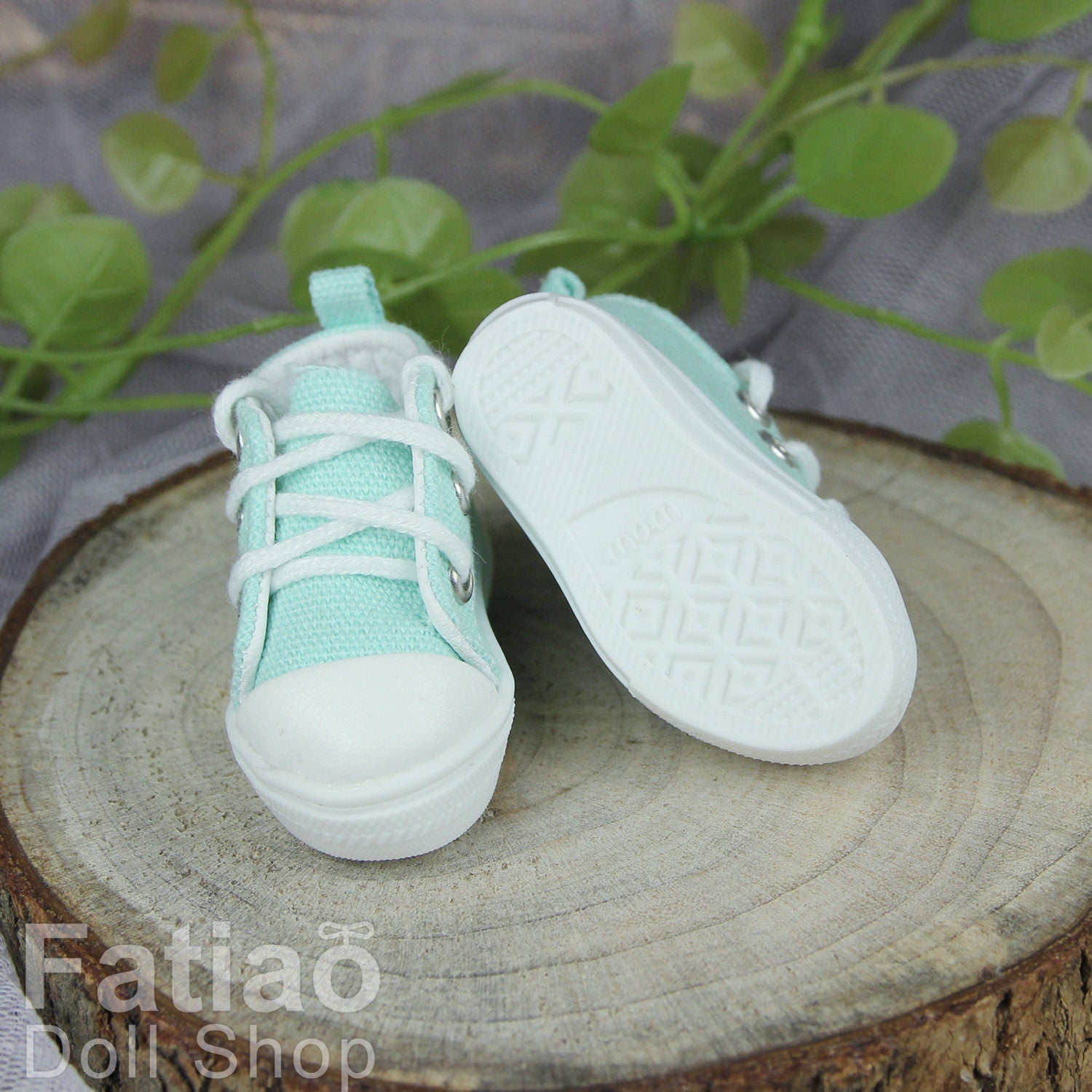 Fatiao - New Dollfie Yo-SD 1/6 BJD Doll Cons canvas shoes (Size 4.5cm)