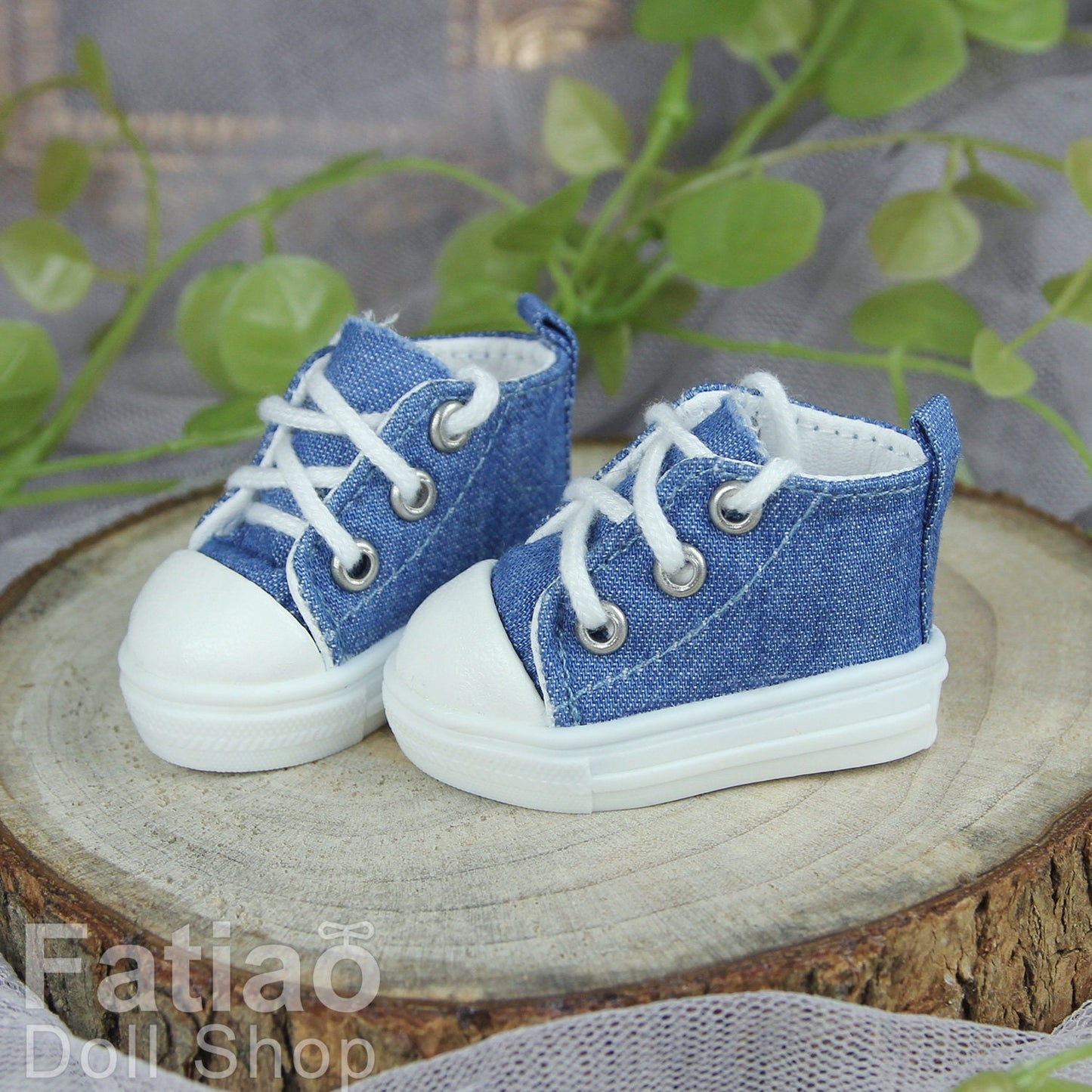 Fatiao - New Dollfie Yo-SD 1/6 BJD Doll Cons canvas shoes (Size 4.5cm)