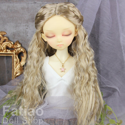 Fatiao - New Dollfie MSD Kaye Wiggs little darling doll 1/4 BJD Size 7-8 inch Dolls Wig - Baby Brown
