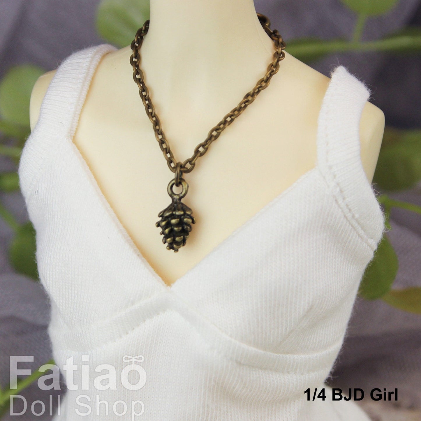 Dolls bronze Necklace for 1/3 BJD SD DD Smart Doll 1/4MSD