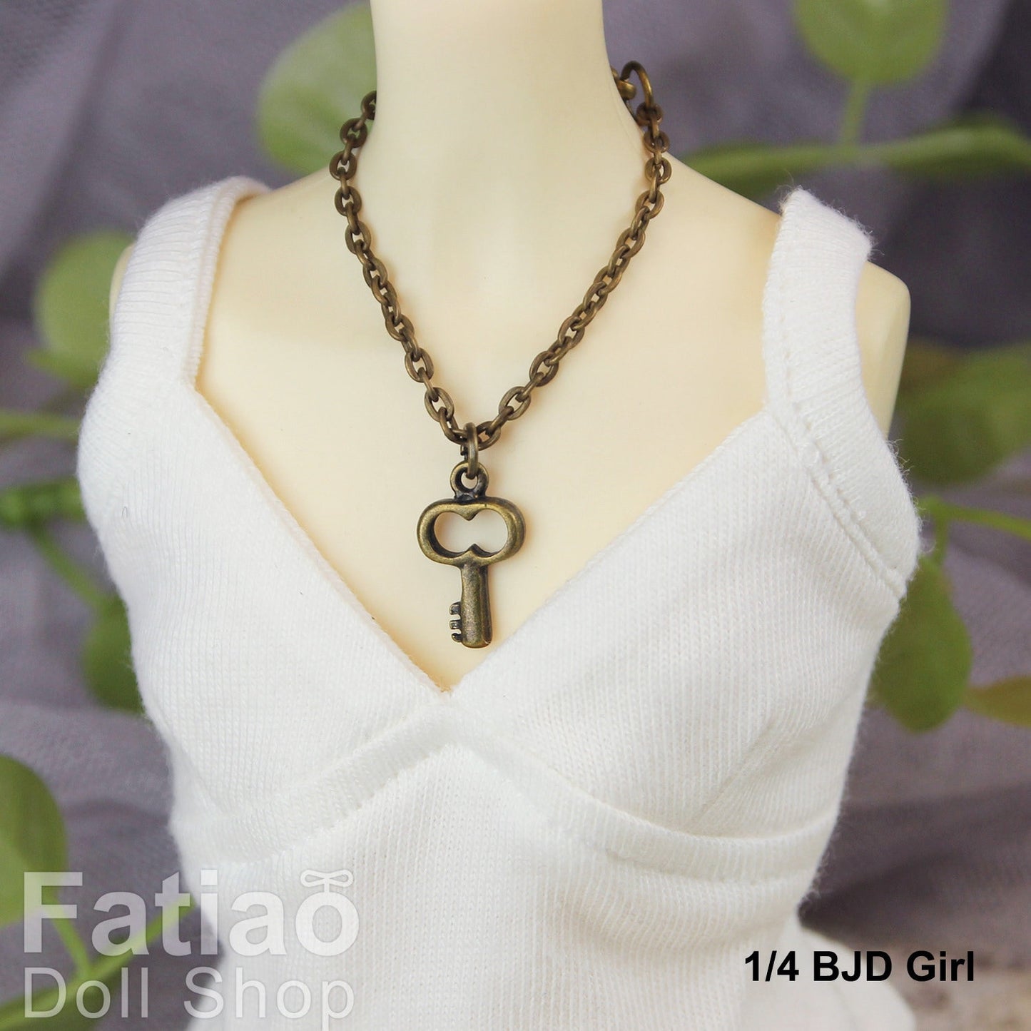 Dolls bronze Necklace for 1/3 BJD SD DD Smart Doll 1/4MSD