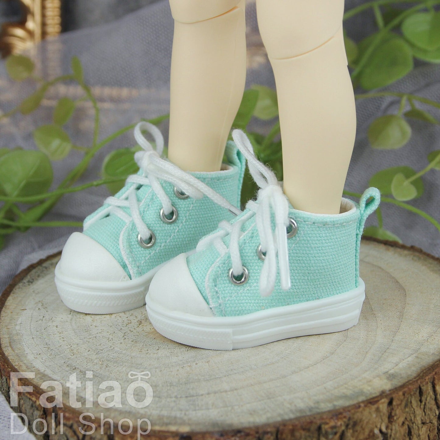 Fatiao - New Dollfie Yo-SD 1/6 BJD Doll Cons canvas shoes (Size 4.5cm)