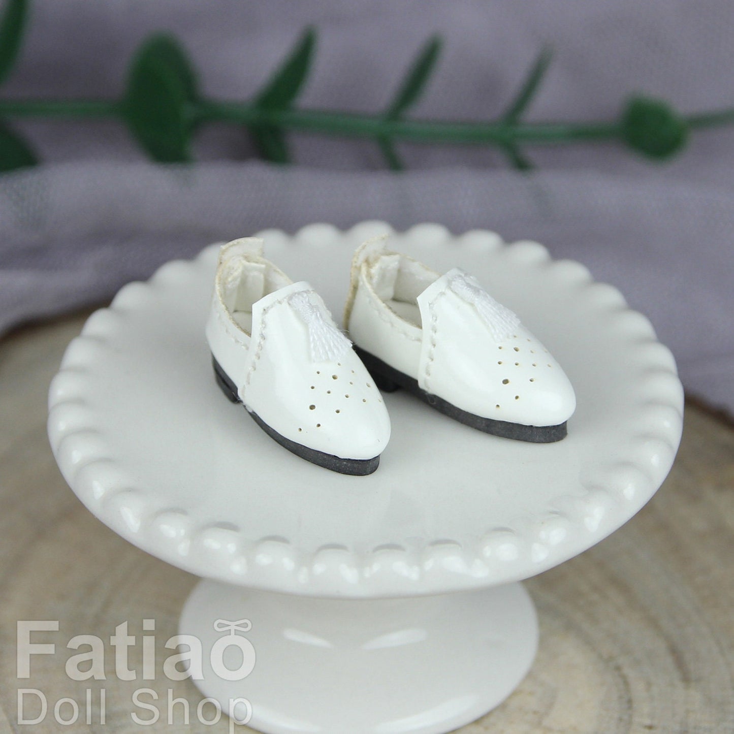Fatiao - New OB11 Obitsu 11 MiddleBlythe nendoroid 1/12 BJD Dolls Oxford tassel shoes (Size 2.2cm)