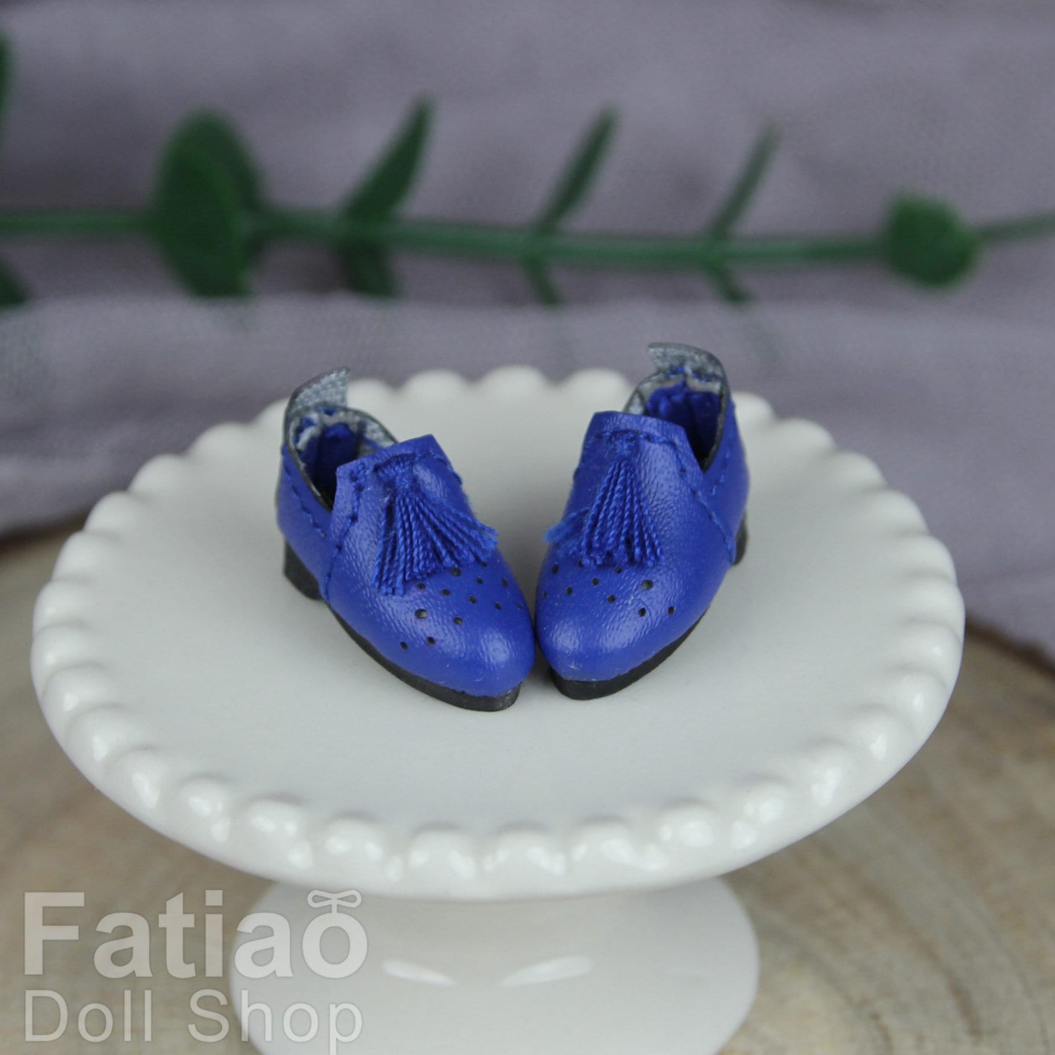 Fatiao - New OB11 Obitsu 11 MiddleBlythe nendoroid 1/12 BJD Dolls Oxford tassel shoes (Size 2.2cm)
