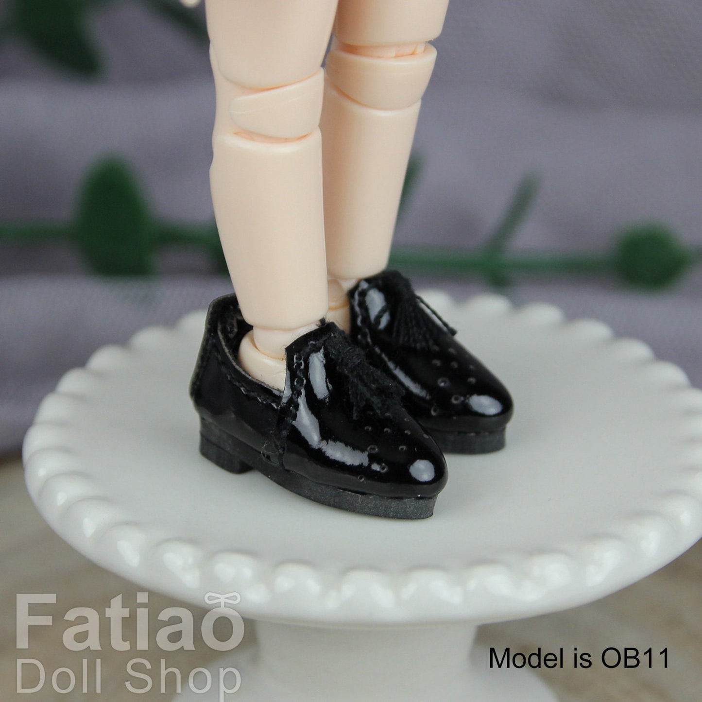 Fatiao - New OB11 Obitsu 11 MiddleBlythe nendoroid 1/12 BJD Dolls Oxford tassel shoes (Size 2.2cm)