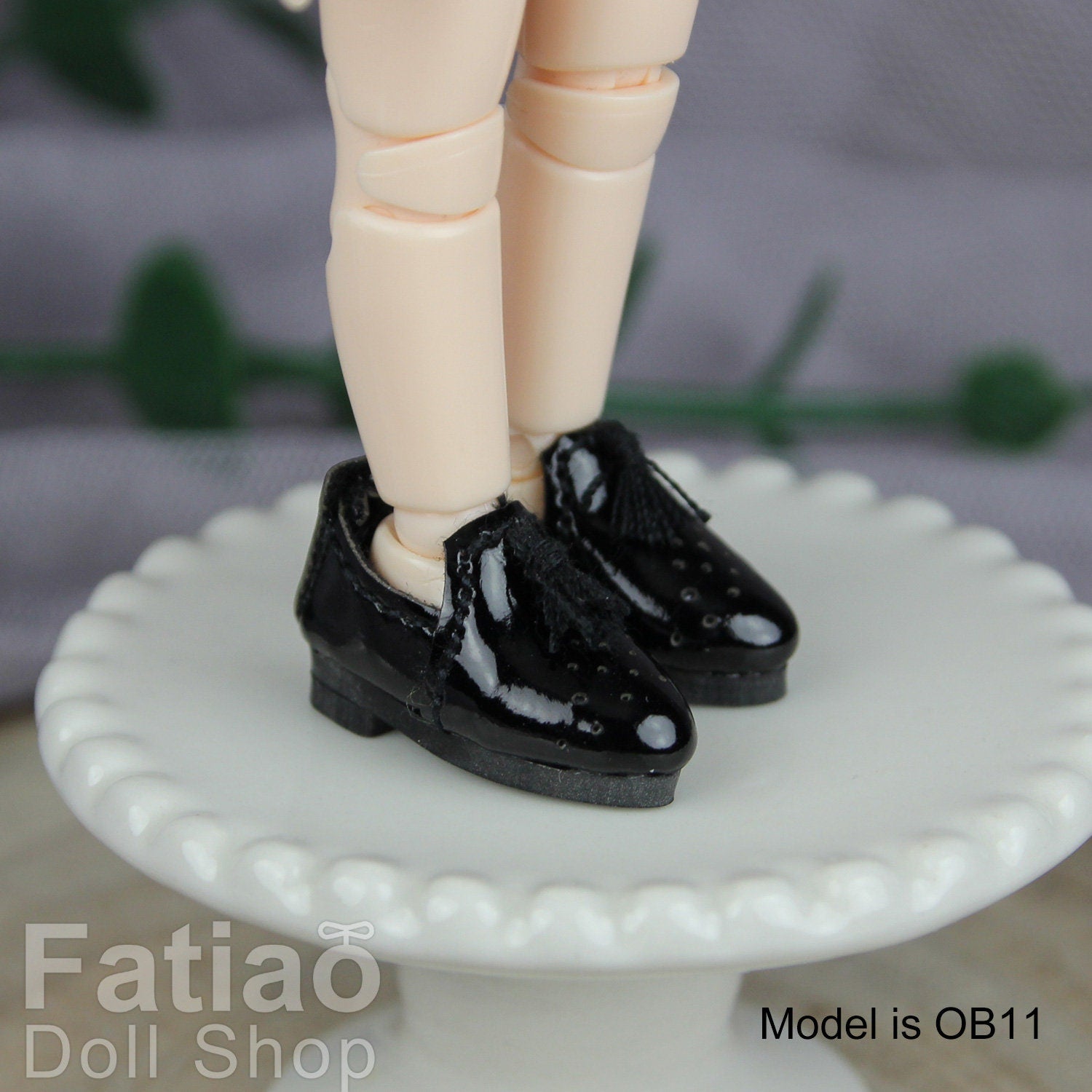 Fatiao - New OB11 Obitsu 11 MiddleBlythe nendoroid 1/12 BJD Dolls Oxford tassel shoes (Size 2.2cm)