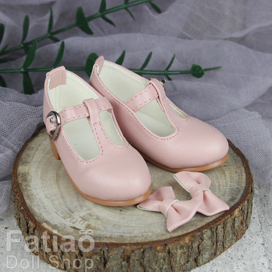 Fatiao - New 1/3 BJD Dollfie Dolls Mary Jane Shoes - Pink (Size 6.5cm)