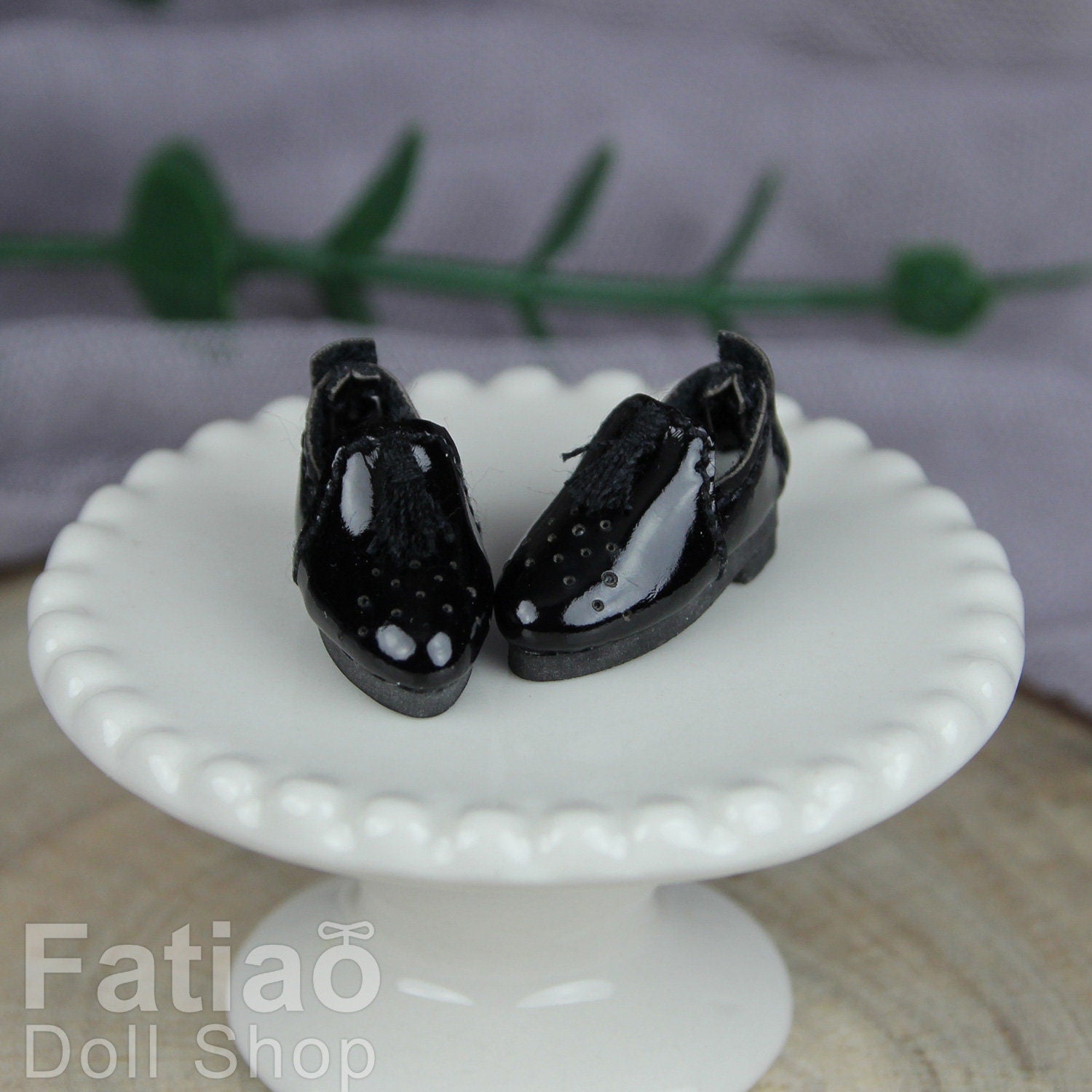 Fatiao - New OB11 Obitsu 11 MiddleBlythe nendoroid 1/12 BJD Dolls Oxford tassel shoes (Size 2.2cm)