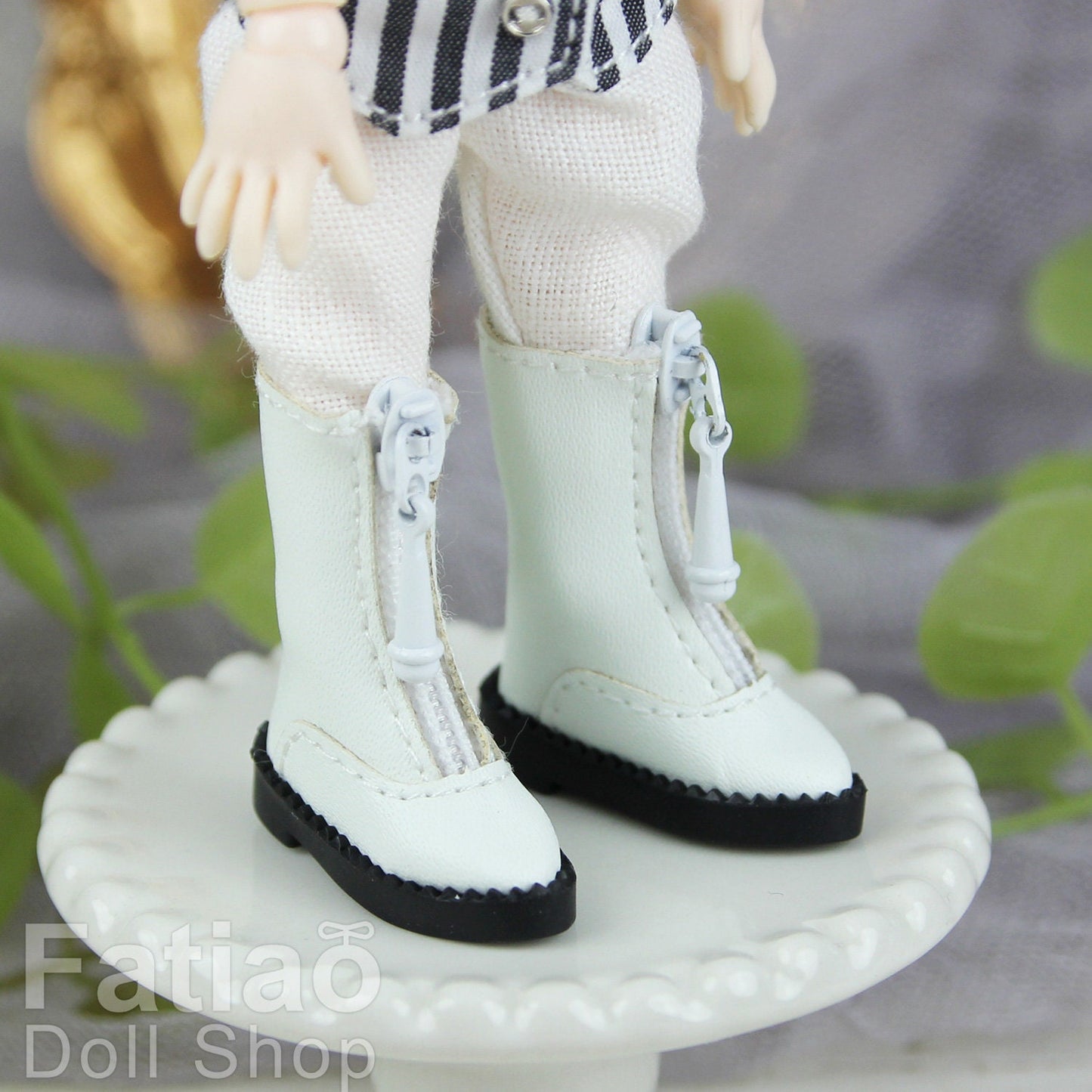 Fatiao - New Obitsu 11 OB11 1/12 BJD Nendoroid dolls zip boots shoes