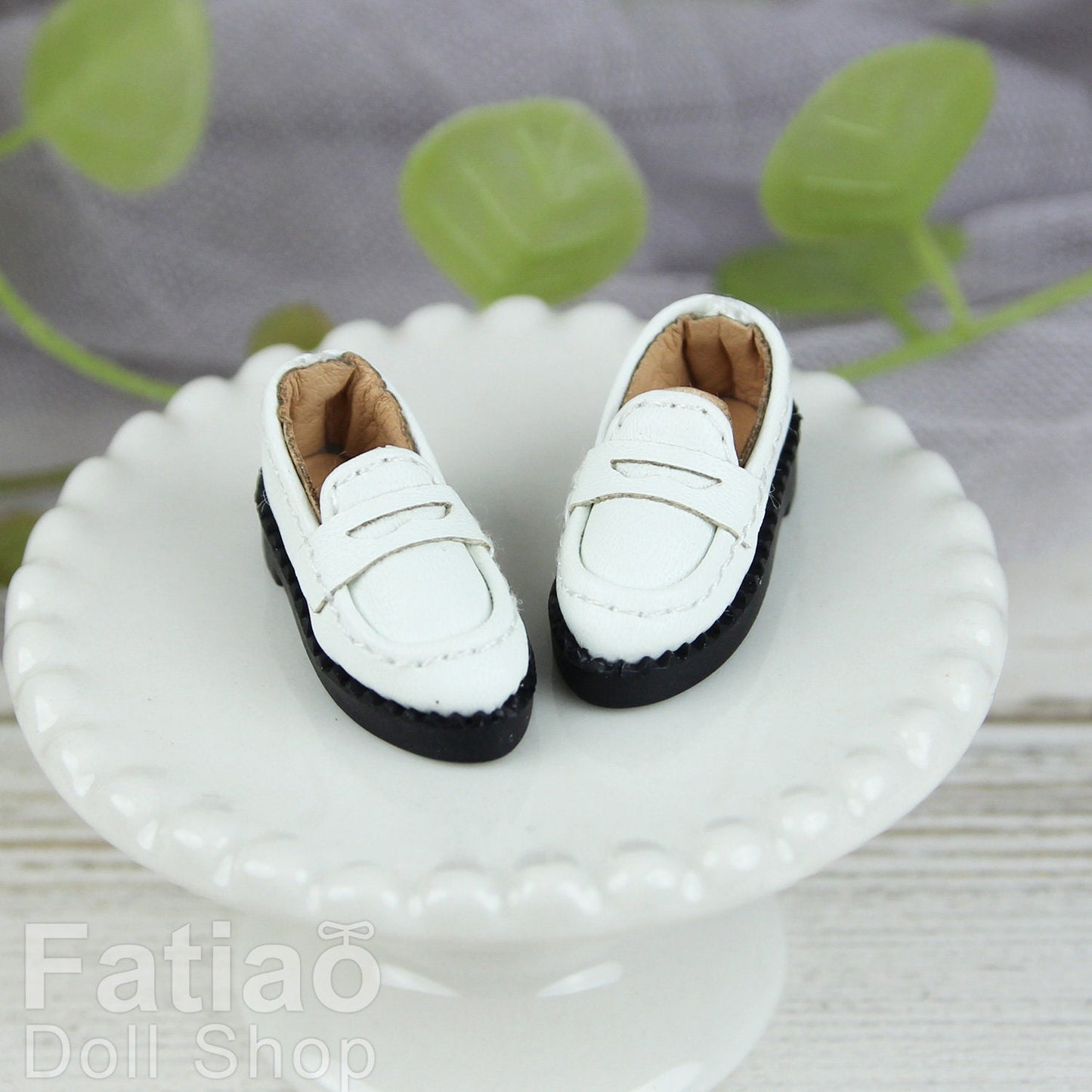 Fatiao - New Obitsu 11 OB11 1/12 BJD Nendoroid dolls leather Formal Oxford shoes
