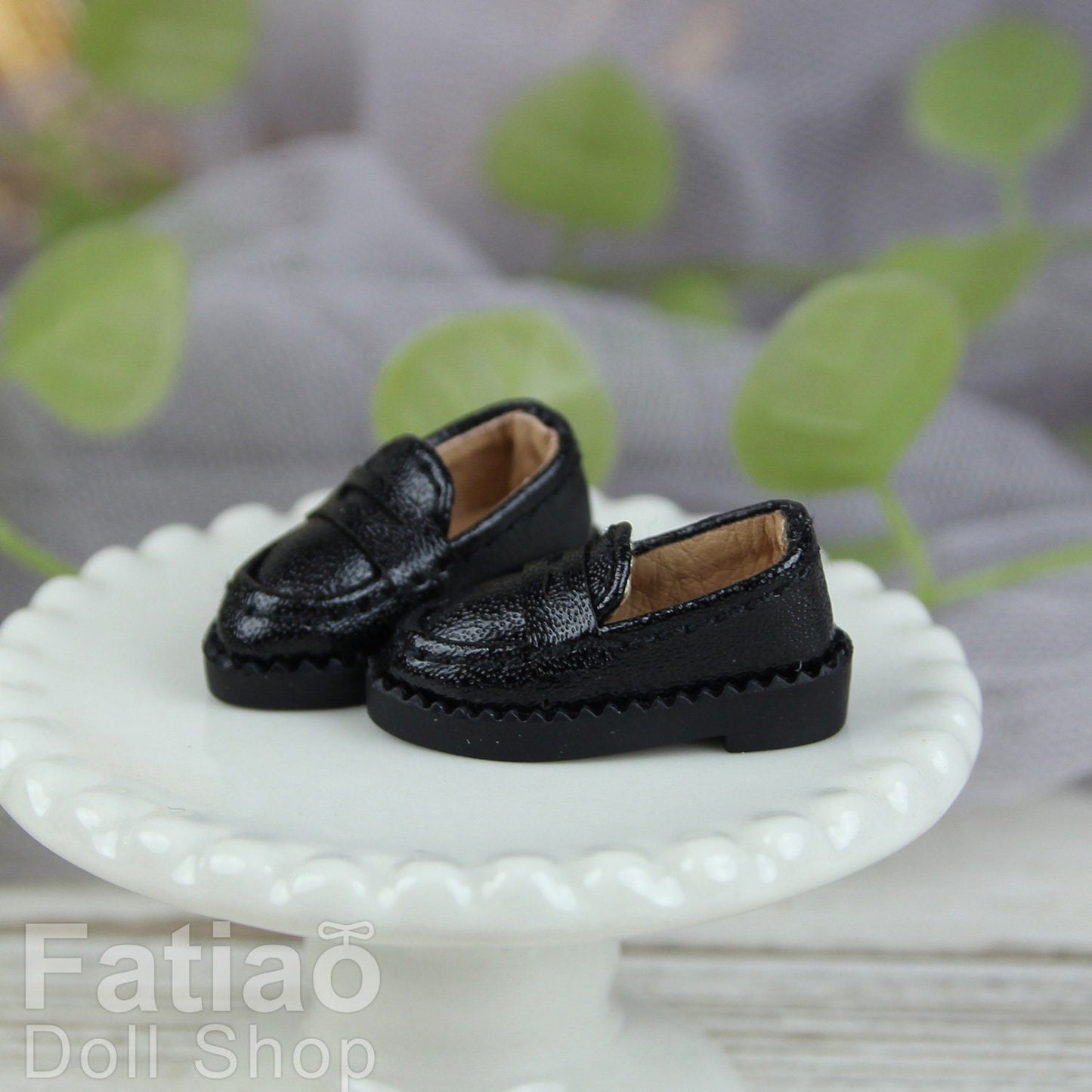 Fatiao - New Obitsu 11 OB11 1/12 BJD Nendoroid dolls leather Formal Oxford shoes