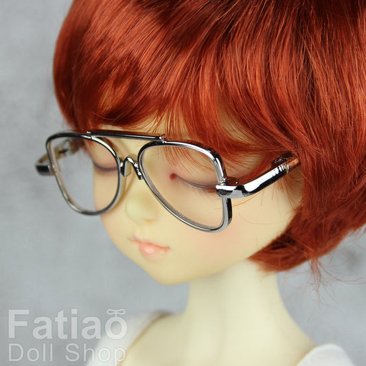 New fashion Dolls Round frame glasses fit 1/4 BJD MSD mini Super Dollfie - Silver