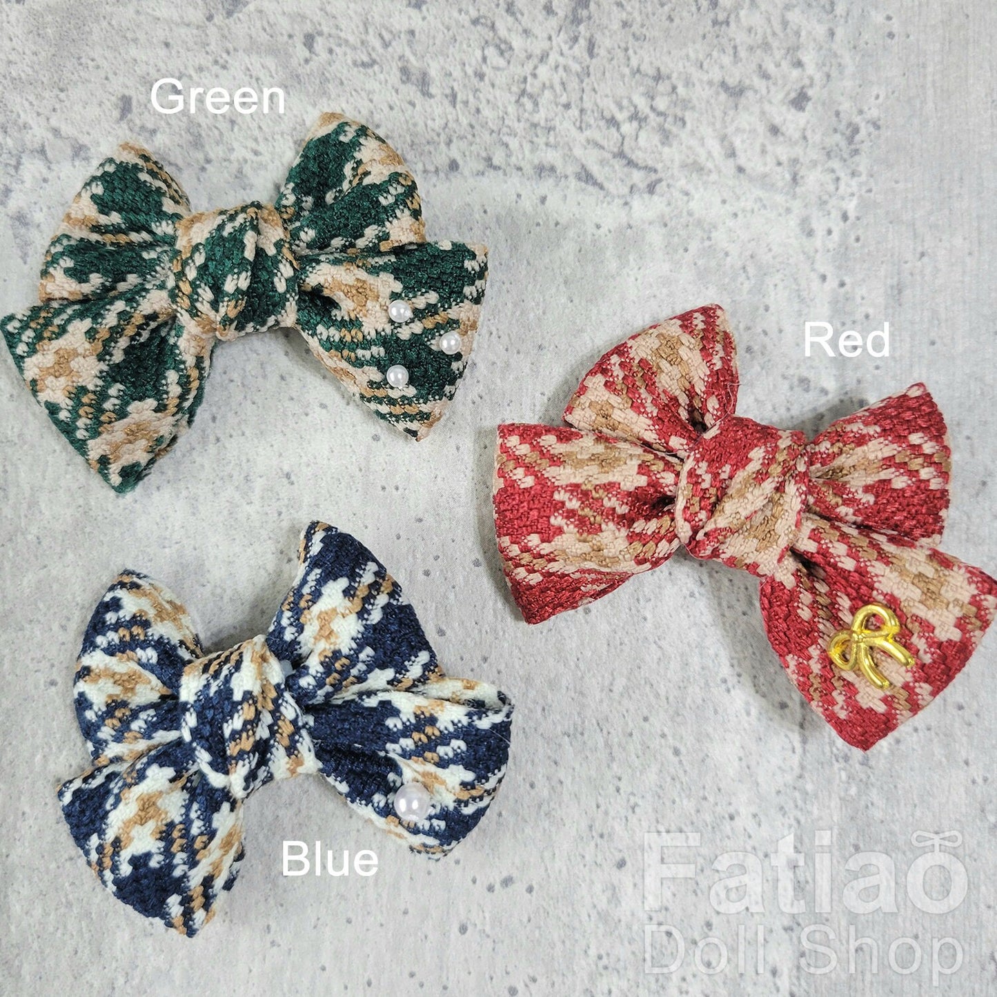Dolls BJD Ribbon Hair Clip - Fatiao handmade