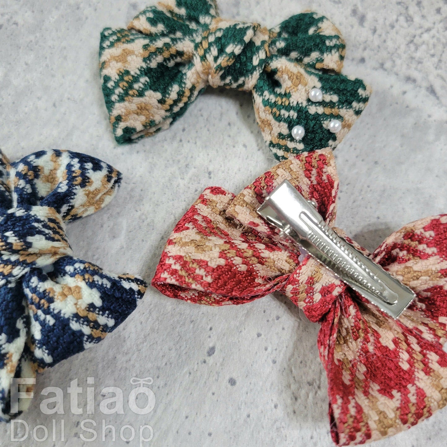 Dolls BJD Ribbon Hair Clip - Fatiao handmade