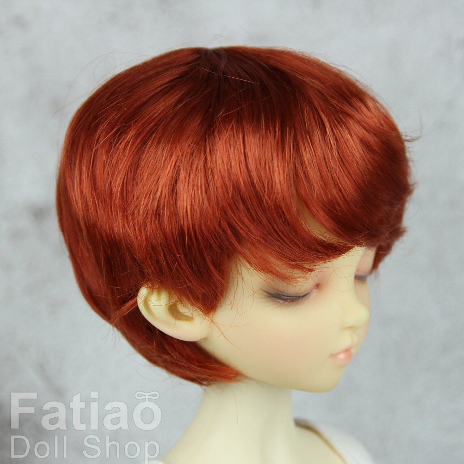 Fatiao - New Dollfie MSD Kaye Wiggs 1/4 BJD Size 7-8 inch Dolls Wig - Carrot