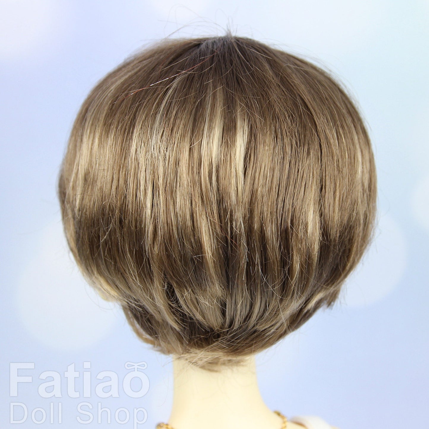 Fatiao - New Dollfie SD 1/3 BJD Volks Blythe Pullip Dolls Wig size 9-10" - Umber & Baby Brown