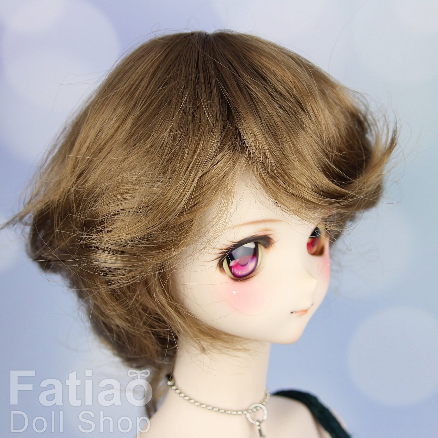Fatiao - New Dollfie SD 1/3 BJD Dolls Wig size 8-9" - Latte