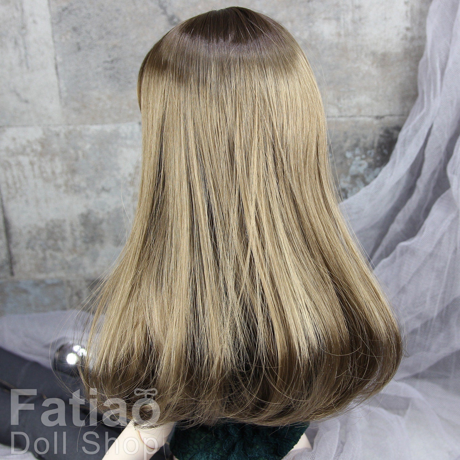 Fatiao - New Dollfie SD 1/3 BJD Dolls Wig size 8-9" - umber