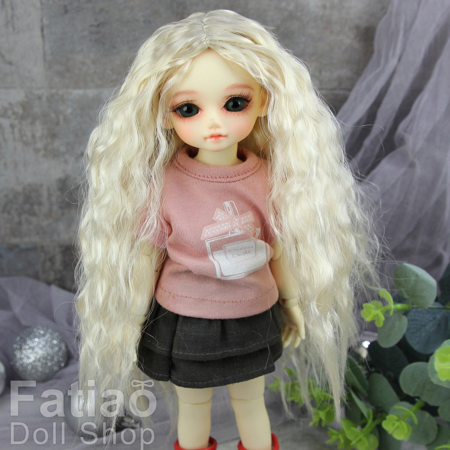 Fatiao - New Dolls Wig Dollfie Yo-SD 1/6 BJD 6-7" size Blonde