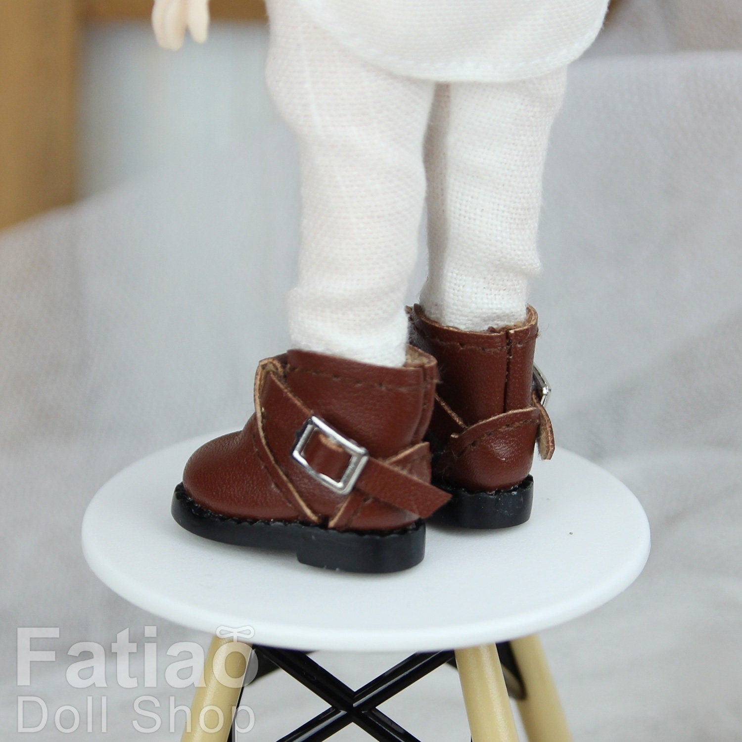 Fatiao - New MiddleBlythe Pukipuki OB11 Obitsu 11 nendoroid 1/12 BJD Dolls Boots Shoes (Size 2.2cm)