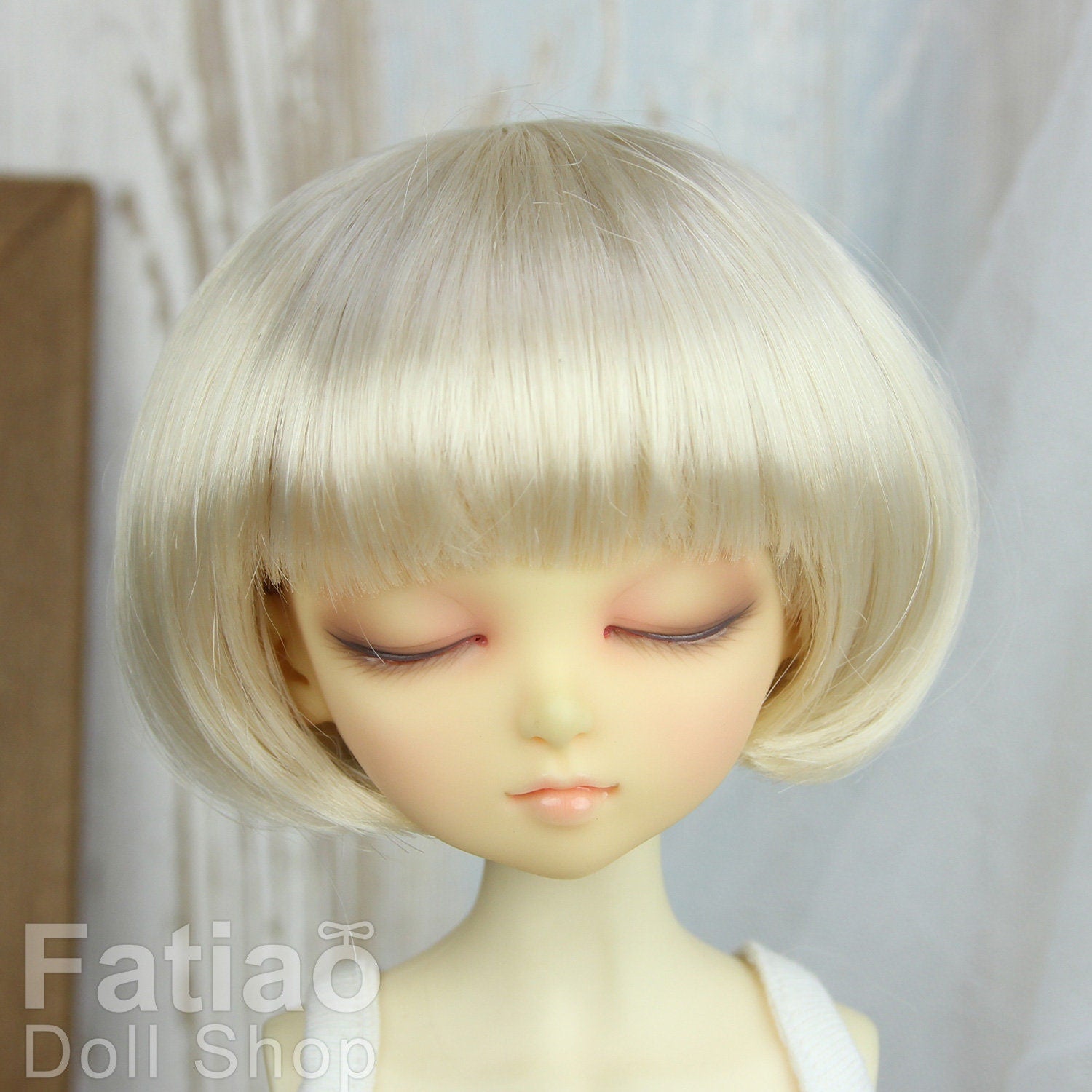 Fatiao - New Dollfie MSD Kaye Wiggs 1/4 BJD Size 7-8 inch - Blonde Dolls Wig