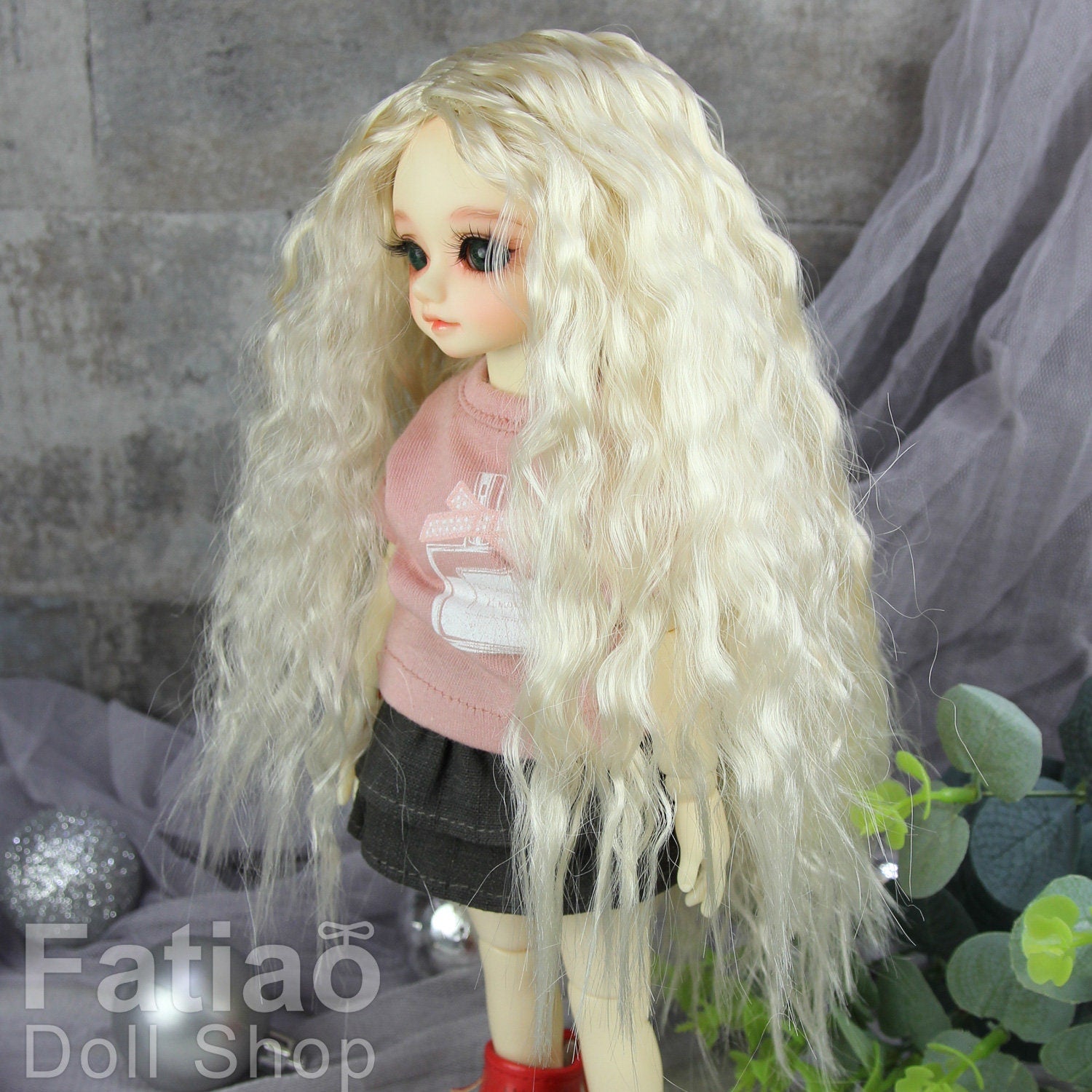 Fatiao - New Dolls Wig Dollfie Yo-SD 1/6 BJD 6-7" size Blonde