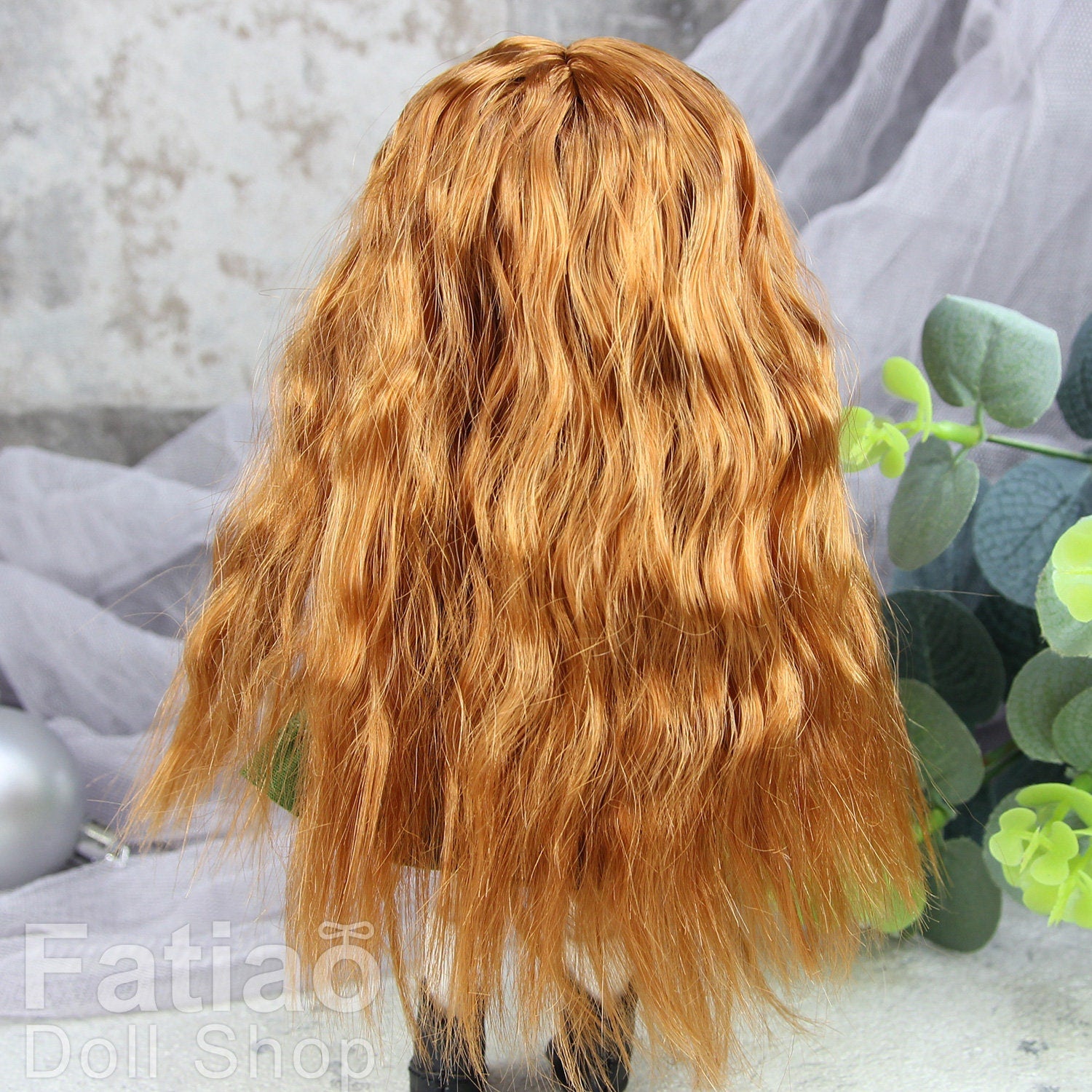 Fatiao - New Dollfie BJD Nendoroid / Little Dal Pullip / Dolls Wig - size 4-5" -Caramel