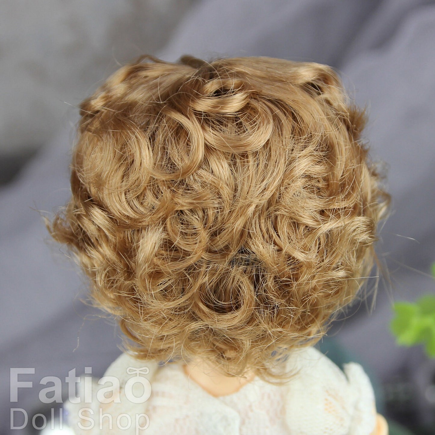 Fatiao - BJD Dollfie Lati Yellow Pukifee 5-6" Angel Doll Wig - Ocher