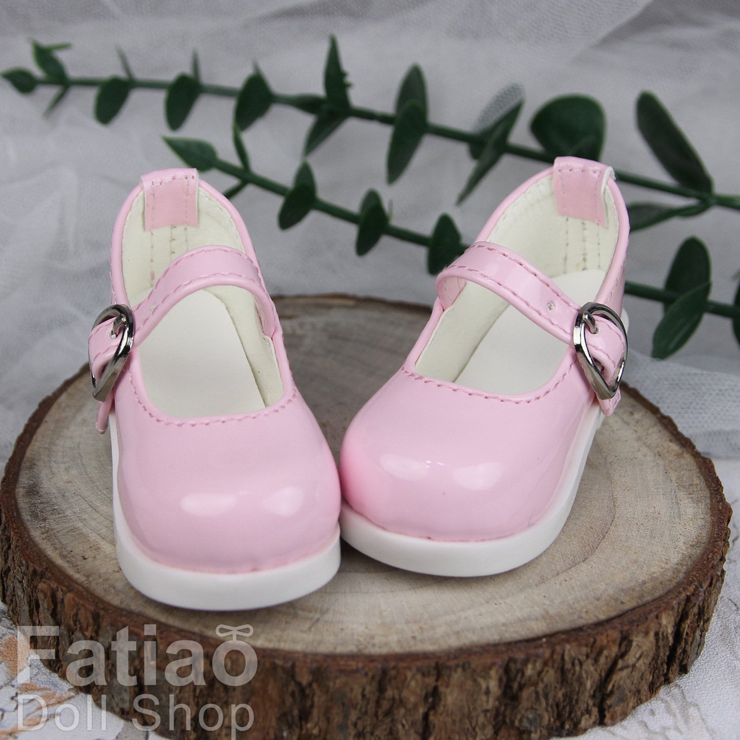 Fatiao - New 1/3 BJD Dollfie Dolls Mary Jane Shoes - Pink (Size 6.5cm)