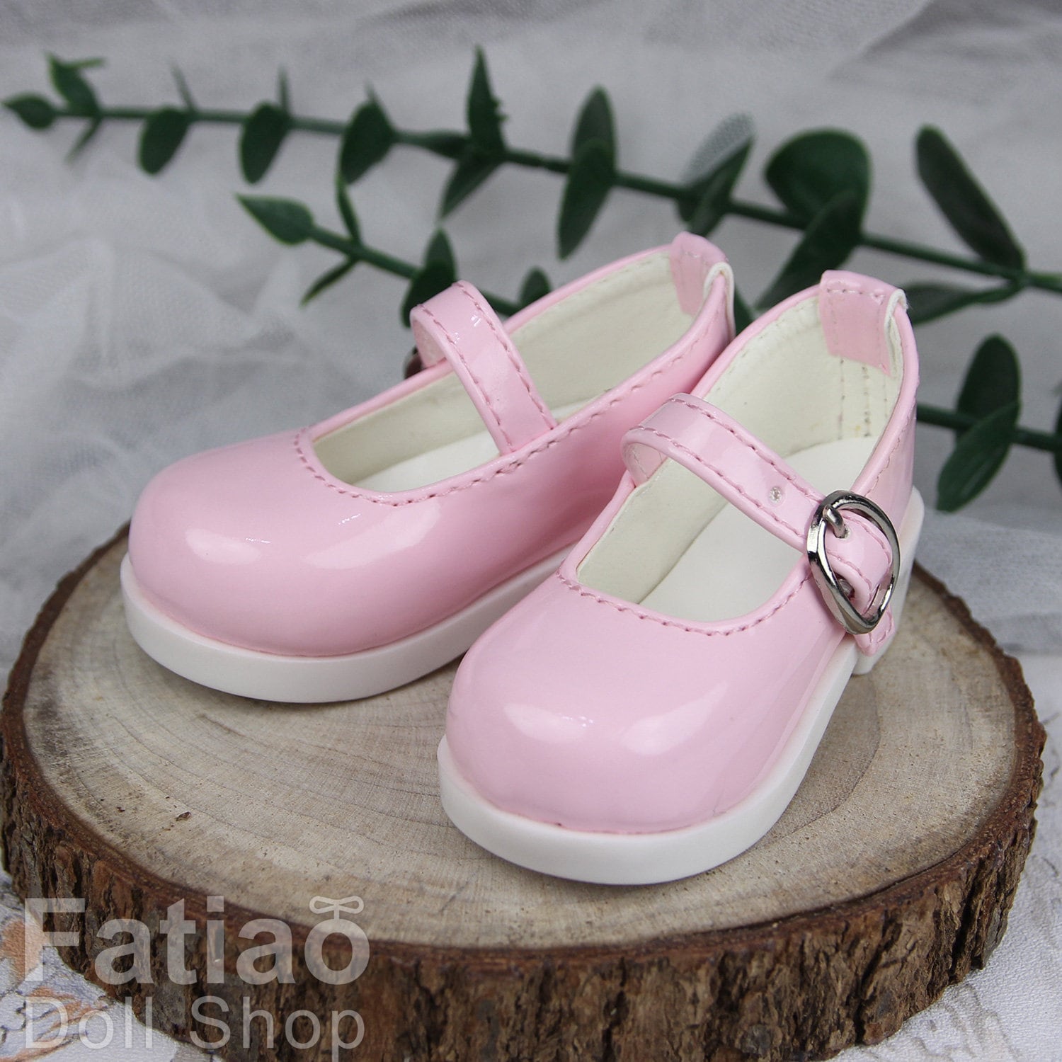 Fatiao - New 1/3 BJD Dollfie Dolls Mary Jane Shoes - Pink (Size 6.5cm)