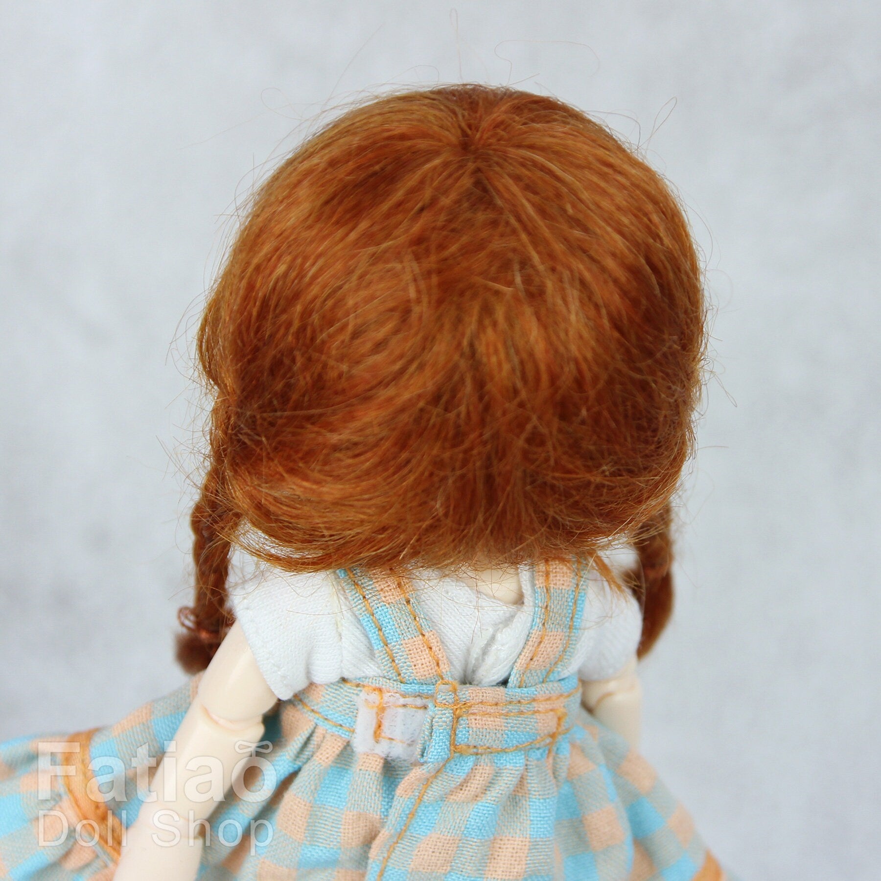 Fatiao - New BJD Dollfie pukipuki BF Pocket 3-4" Mohair Doll Wig - Carrot