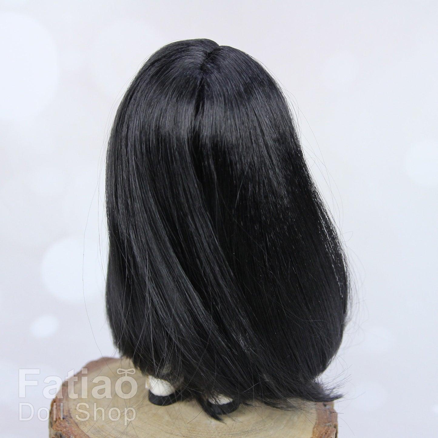 Fatiao - New BJD Dollfie pukipuki BF Pocket 3-4" Doll Wig - Black