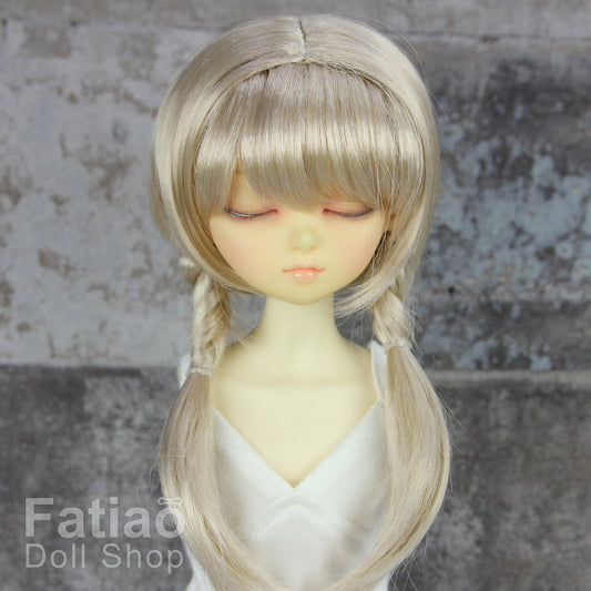 Fatiao - New Dollfie MSD Kaye Wiggs little darling doll 1/4 BJD Size 7-8 inch Dolls Wig - Linen Gold